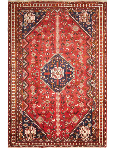 Shiraz Fine Persia terra di siena e rosso indiano 208x315