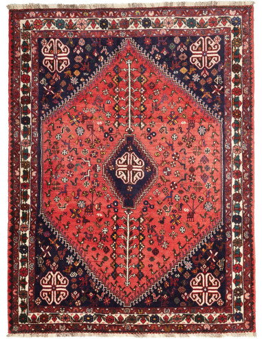 Shiraz Fine Persia terra di siena e rosso indiano 162x218