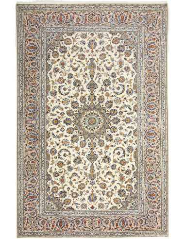 Kashan Persia argento e grigio ardesia scuro 197x305