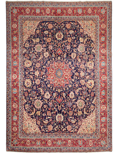 Sarough Persia grigio e grigio ardesia scuro 245x345