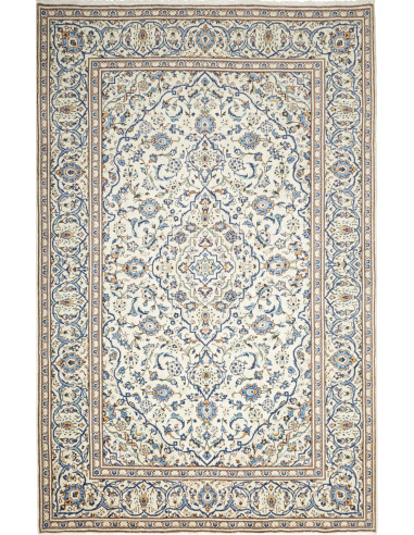Kashan Persia grigio chiaro e grigio tenue 196x300