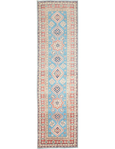 Kazak Pakistan argento e grigio chiaro 82x299