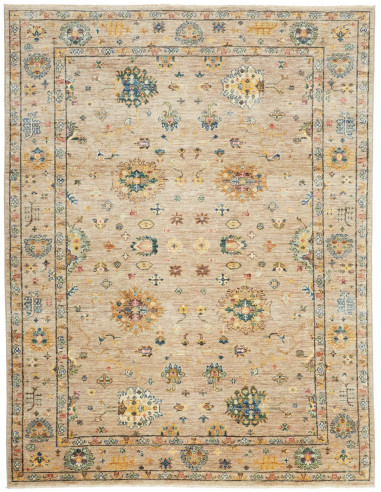 Malka Pakistan abbronzatura e verde oliva scuro 148x196