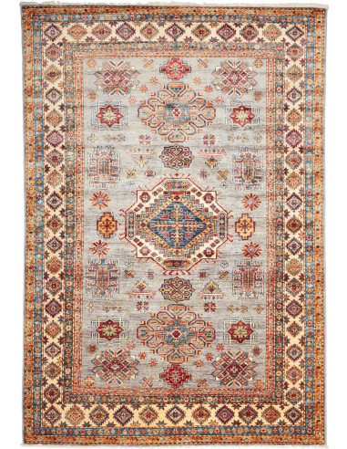 Kazak Fine Pakistan abbronzatura e argento 173x249