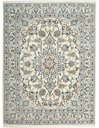 Nain Kashmar Persia grigio chiaro e grigio ardesia scuro 150x200