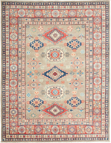 Kazak Pakistan abbronzatura e terra di siena 153x200