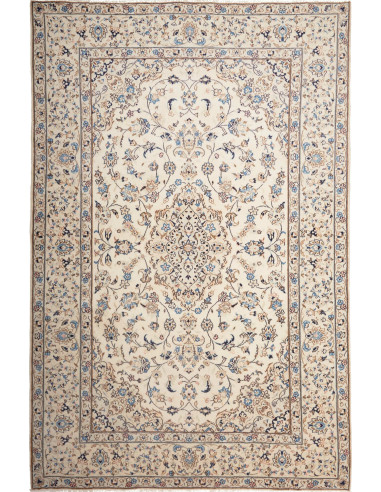 Kashan Persia argento e grigio ardesia scuro 190x296
