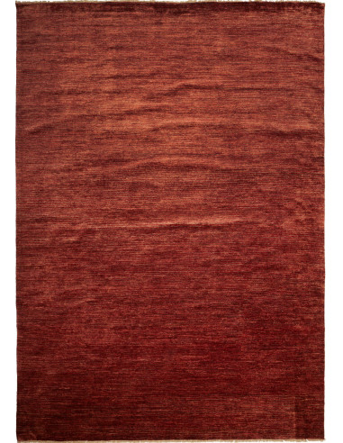 Gabbeh Moderno Pakistan marrone sella e grigio chiaro 249x355