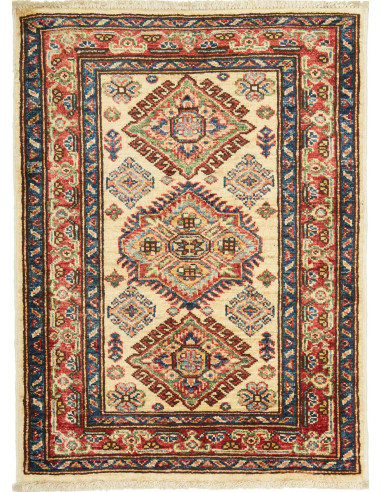 Kazak Fine Pakistan abbronzatura e grigio ardesia scuro 64x90