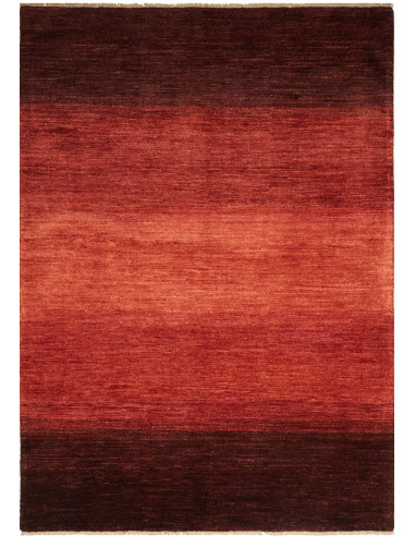 Gabbeh Moderno Pakistan marrone e marrone 168x236