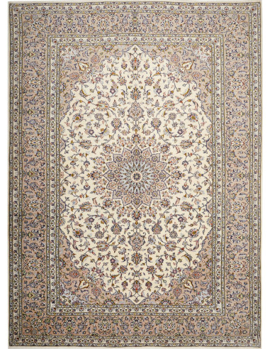 Kashan Persia argento e grigio ardesia scuro 248x340