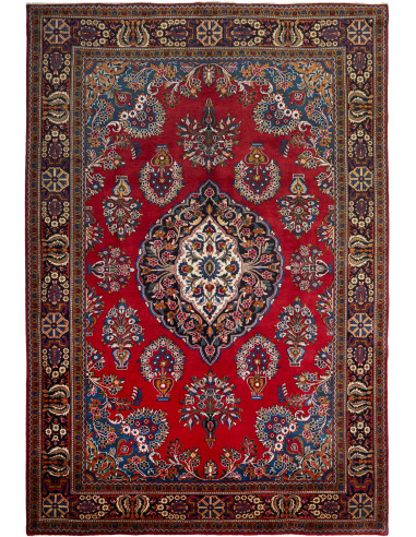 Sarough Persia grigio ardesia scuro e argento 235x345
