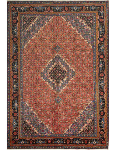 Ardabil Persia terra di siena e salmone scuro 200x290