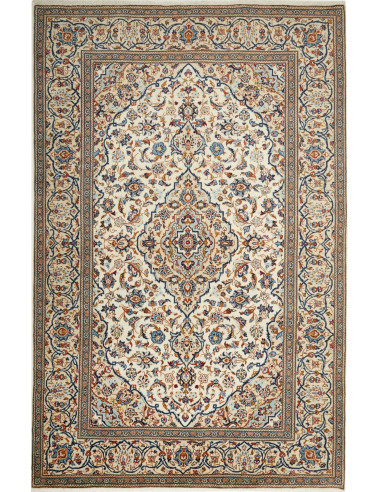 Kashan Persia argento e terra di siena 200x306