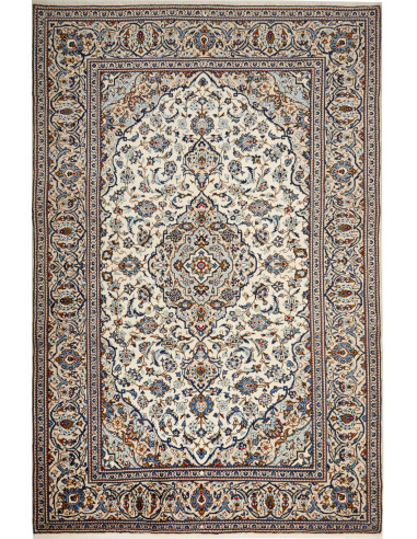 Kashan Persia argento e grigio ardesia scuro 200x305
