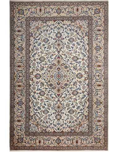 Kashan Persia argento e grigio tenue 195x294
