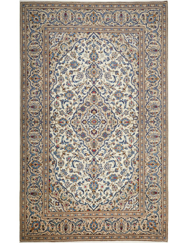 Kashan Persia argento e grigio ardesia scuro 197x320