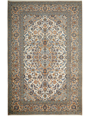 Kashan Persia grigio scuro e grigio ardesia scuro 200x304