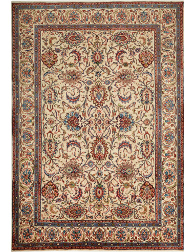 Mashad Persia marrone rosato e marrone sella 220x317