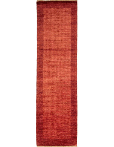 Gabbeh Moderno Pakistan marrone e grano 78x293