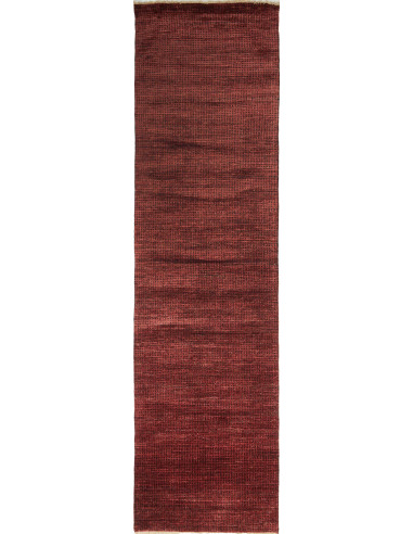 Gabbeh Moderno Pakistan marrone sella e gainsboro 78x301