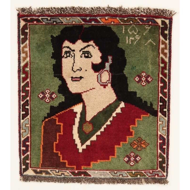 tappeto persia kashghai cm. 49x53