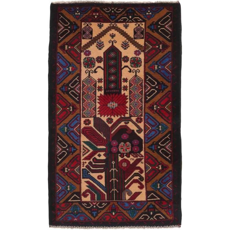 tappeto afghanistan afghan old balutchfine cm. 86x145