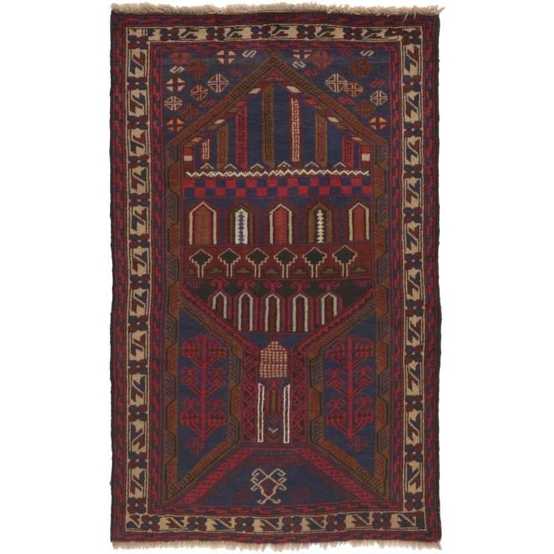 tappeto afghanistan afghan old balutchfine cm 84x134