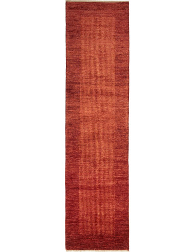 Gabbeh Moderno Pakistan marrone e gainsboro 74x199