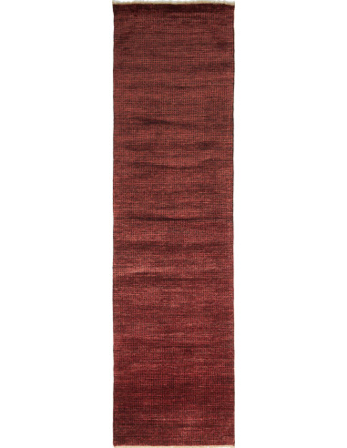 Gabbeh Moderno Pakistan marrone sella e gainsboro 75x199