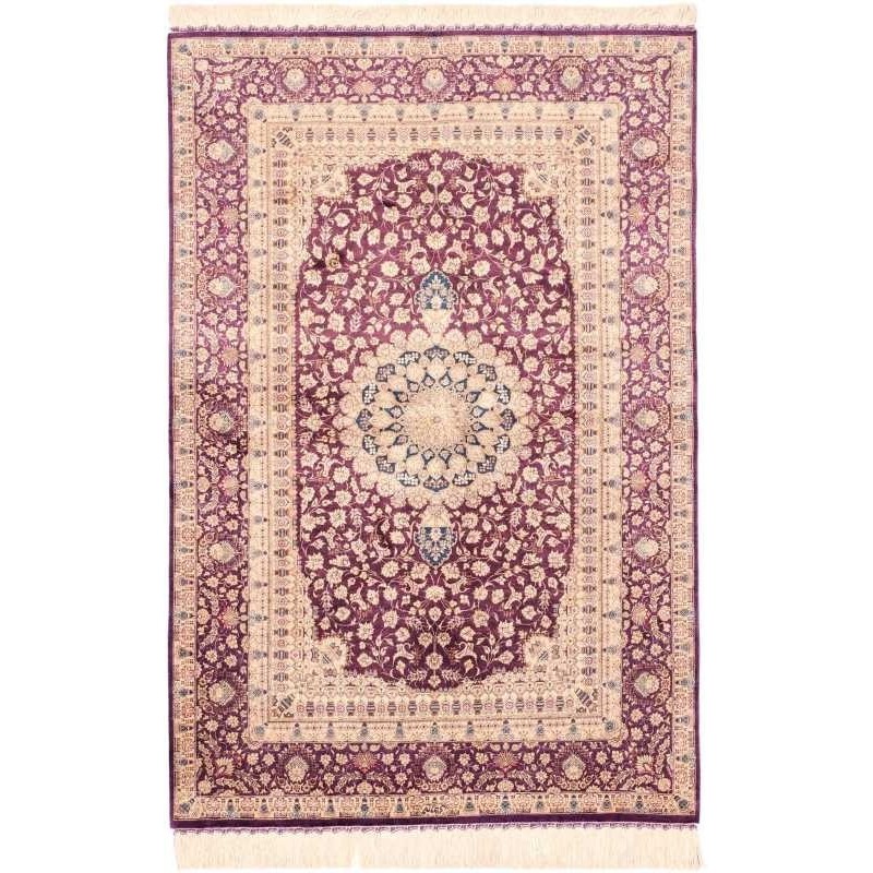 tappeto persia ghom seta cm 100x148