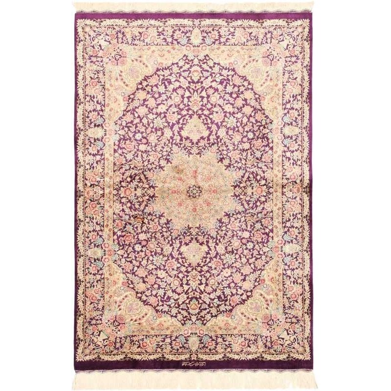 tappeto persia ghom seta cm 100x148