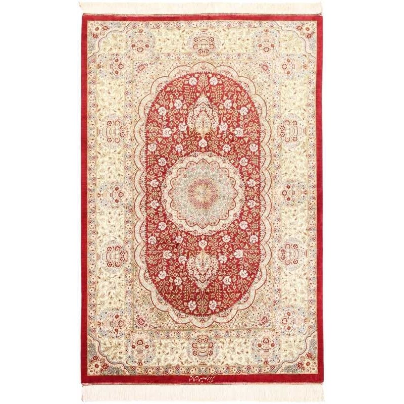 tappeto persia ghom seta cm 96x144