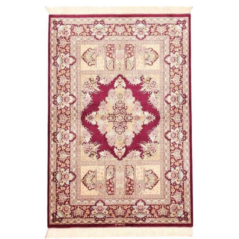 tappeto persia ghom seta cm 100x147
