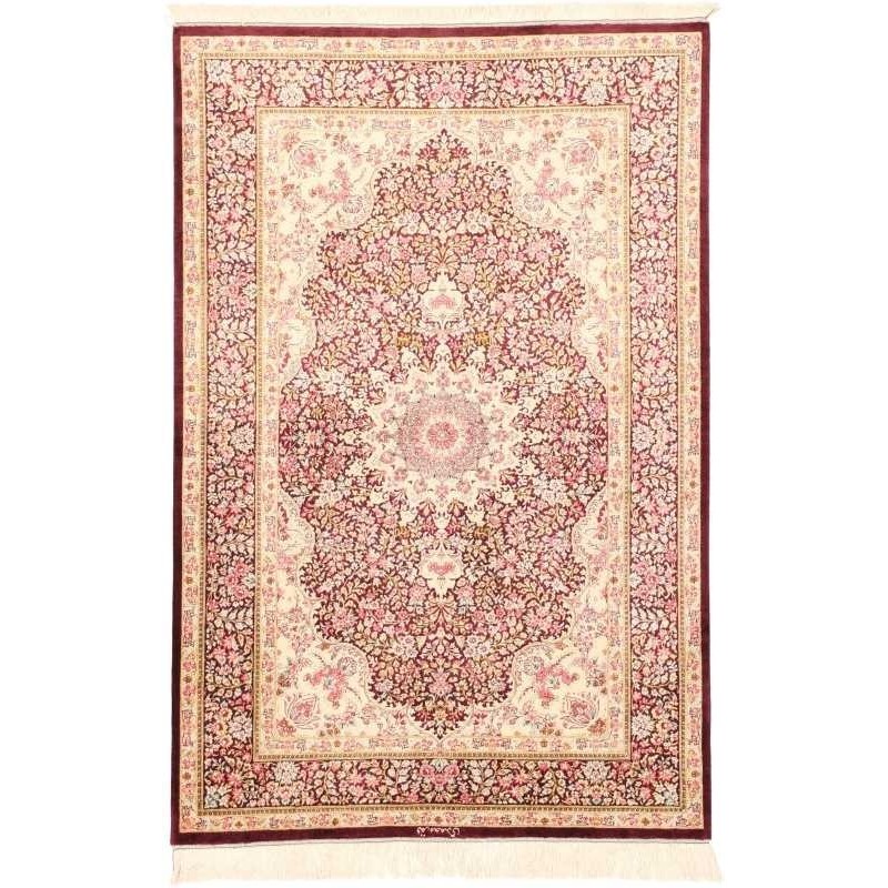 tappeto persia ghom seta cm 98x148