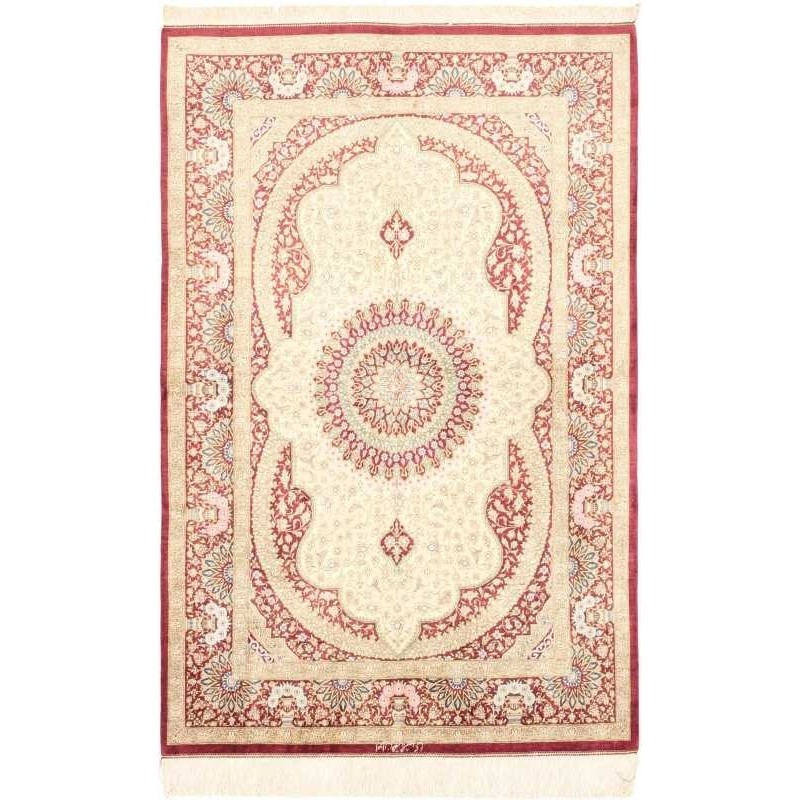 tappeto persia ghom seta cm 98x150
