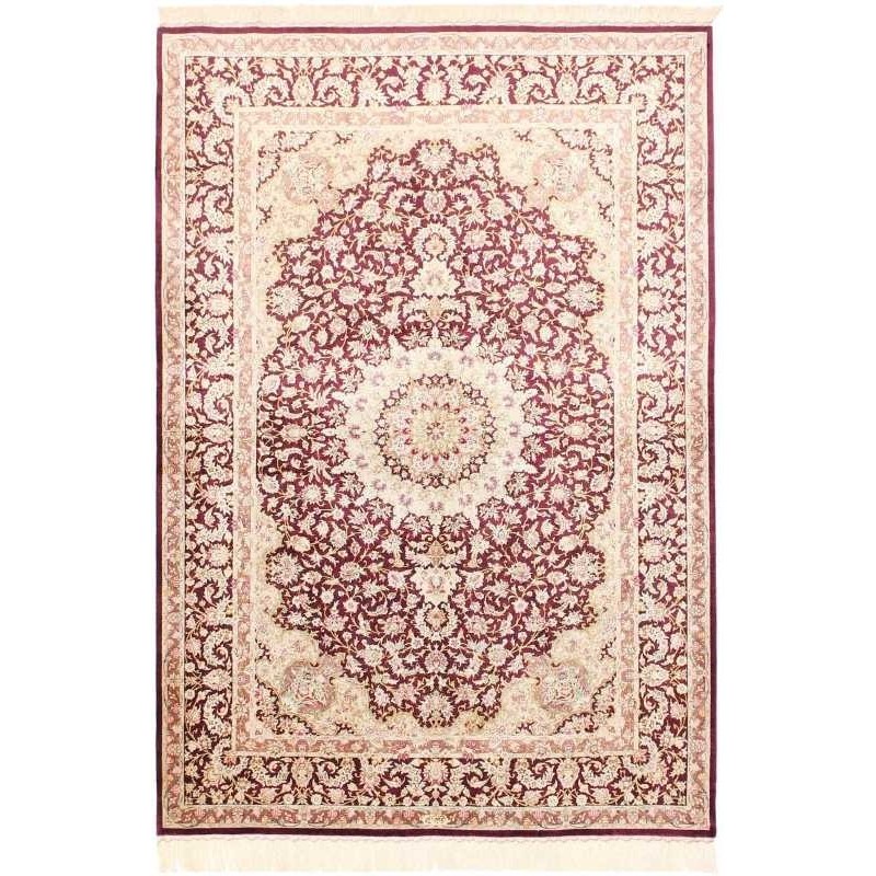 tappeto persia ghom seta cm 138x200