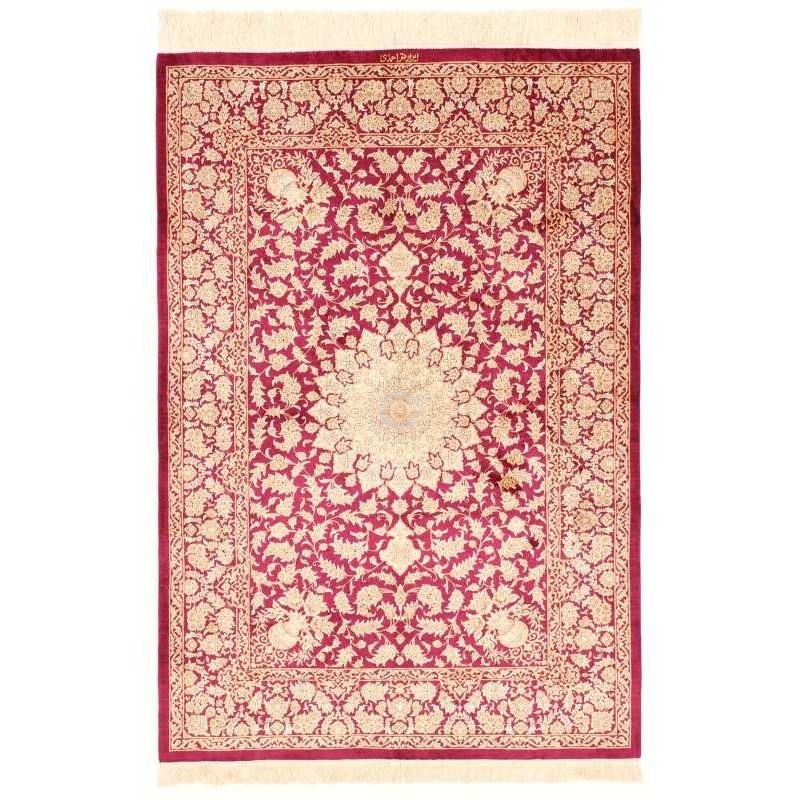 tappeto persia ghom seta cm 100x145