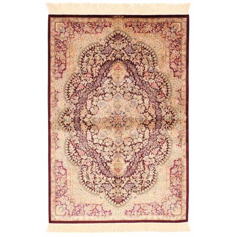 tappeto persia ghom seta cm 101x148