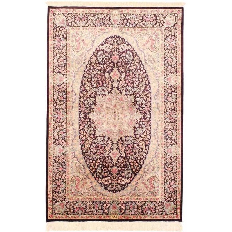 tappeto persia ghom seta cm 100x156