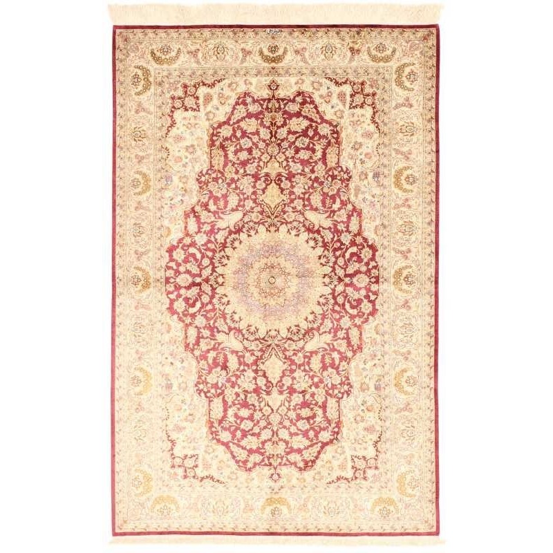 tappeto persia ghom seta cm 130x200