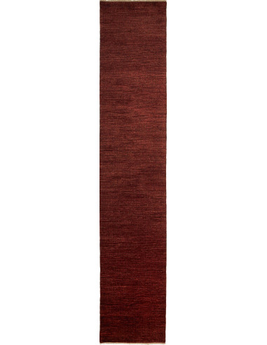 Gabbeh Moderno Pakistan marrone rossiccio e marrone rossiccio 78x404