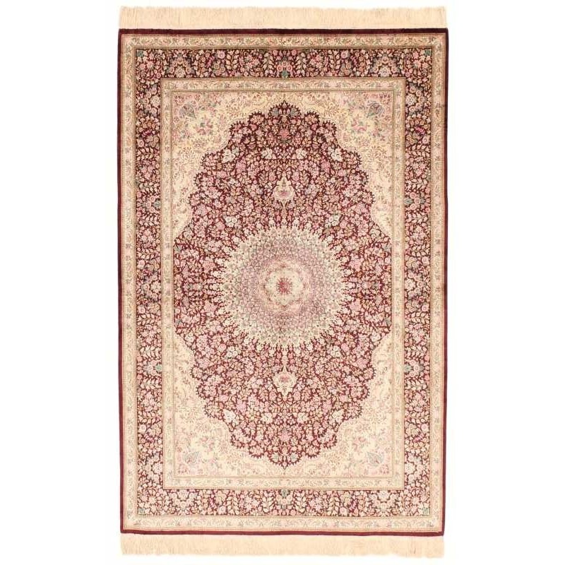 tappeto persia ghom seta cm 130x200