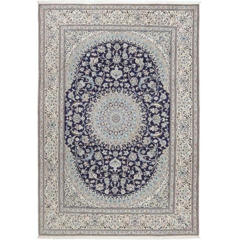 tappeto persia nain fine con seta cm 248x348