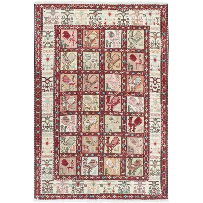 tappeto persia sumak shahsavan cm 129x188