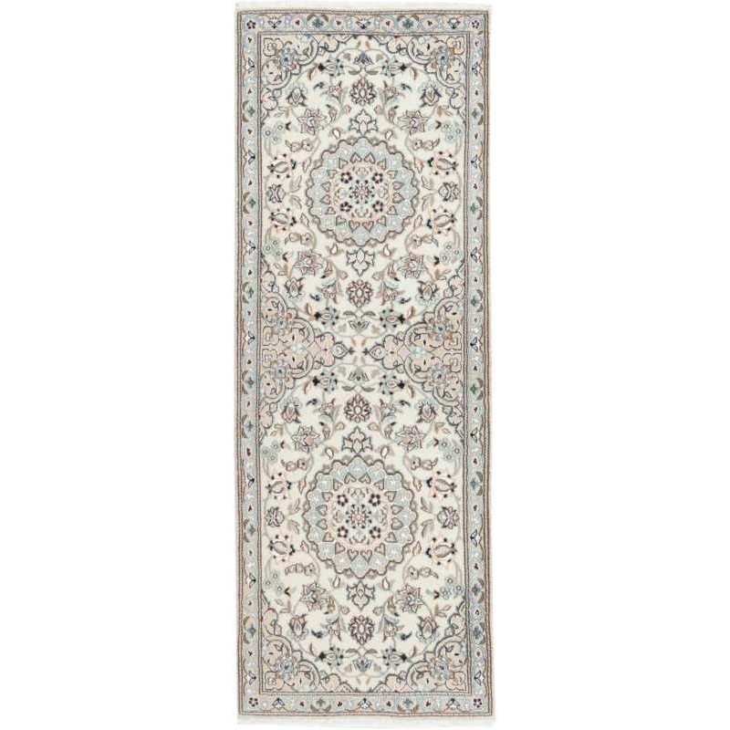 tappeto persia nain fine con seta cm 73x200