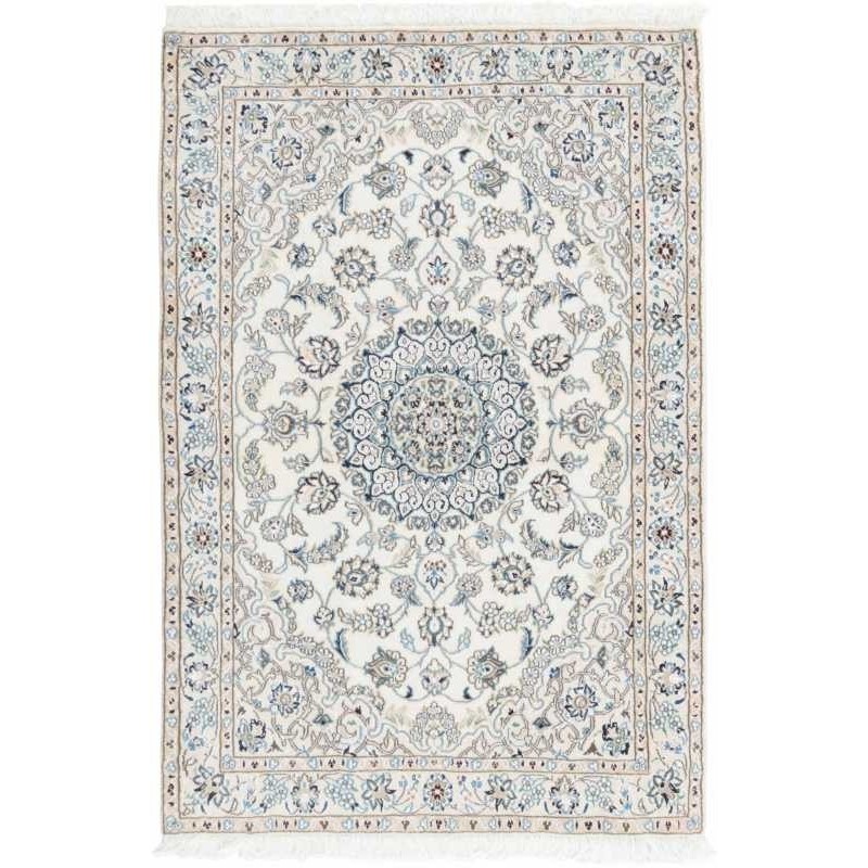 tappeto persia nain fine con seta cm 98x142