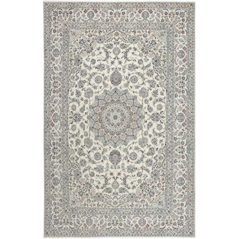tappeto persia nain fine con seta cm 240x353