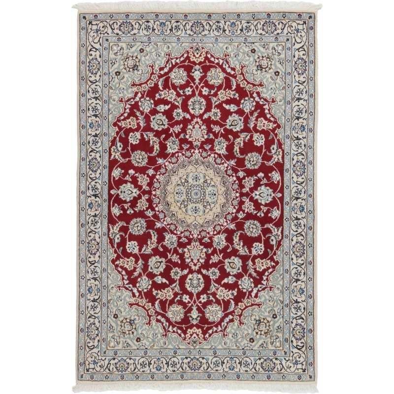 tappeto persia nain fine con seta cm 117x184