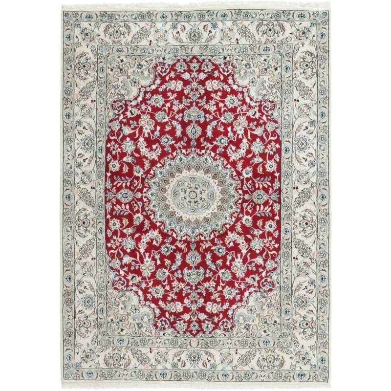 tappeto persia nain fine con seta cm 152x210